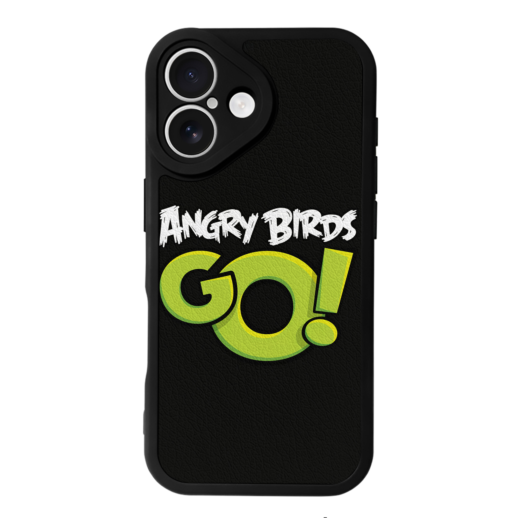 （画像用） Angry Birds アングリーバード 【iPhone 16シリーズ対応】シリコンスマホケース（レザー調） 材質：シリコン